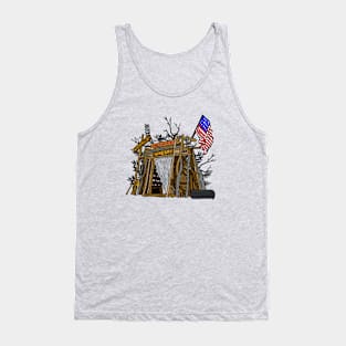 Castle Byers Illustrated Vintage Stranger Things 80s Tank Top